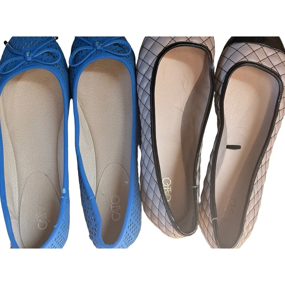 Women's Shoe Bundle Size 10 Flats Heels Dexflex Comfort NWT JustFab‎ Cato Lot